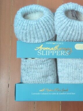Aromatherapy Slippers - Light Gray